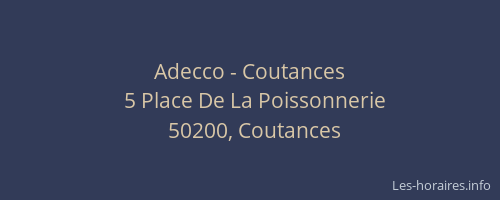 Adecco - Coutances