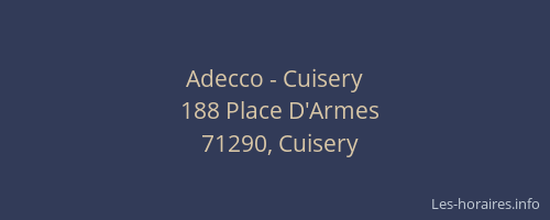Adecco - Cuisery
