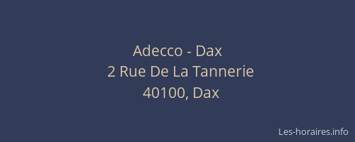Adecco - Dax