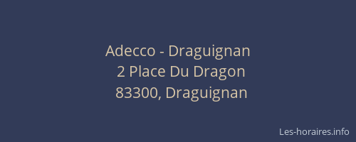 Adecco - Draguignan
