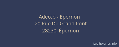 Adecco - Epernon