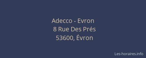 Adecco - Evron