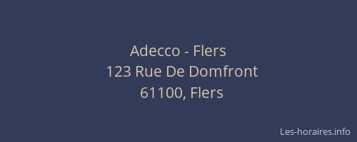 Adecco - Flers