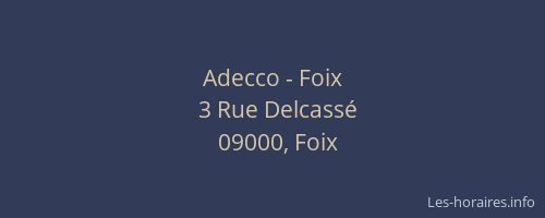 Adecco - Foix