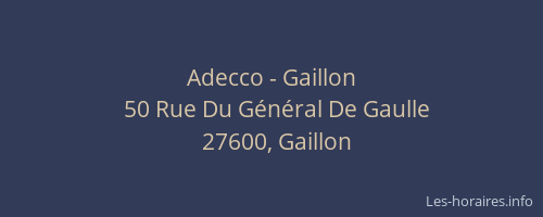 Adecco - Gaillon