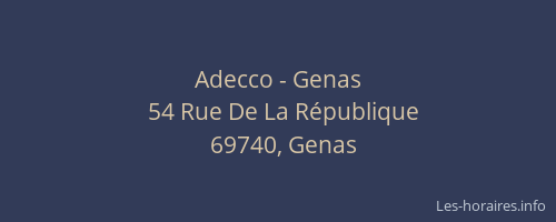 Adecco - Genas