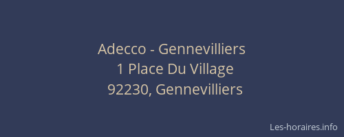 Adecco - Gennevilliers
