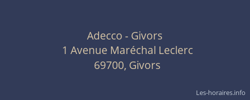 Adecco - Givors