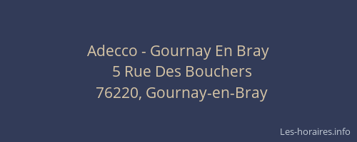 Adecco - Gournay En Bray