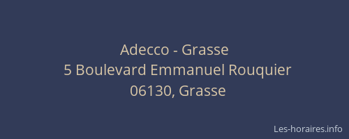 Adecco - Grasse