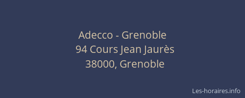 Adecco - Grenoble