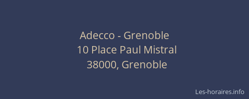 Adecco - Grenoble