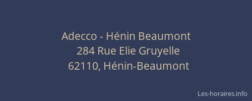 Adecco - Hénin Beaumont