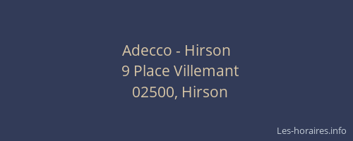 Adecco - Hirson