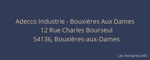 Adecco Industrie - Bouxières Aux Dames