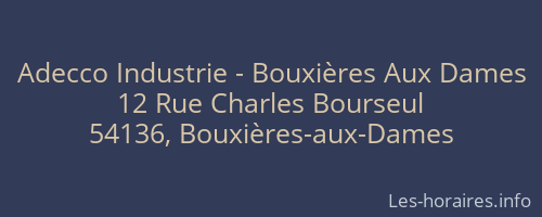 Adecco Industrie - Bouxières Aux Dames