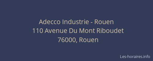 Adecco Industrie - Rouen