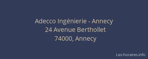 Adecco Ingénierie - Annecy