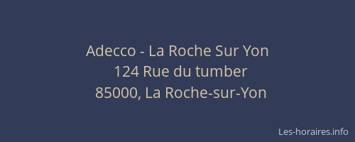Adecco - La Roche Sur Yon