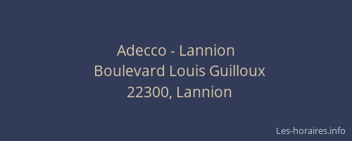 Adecco - Lannion