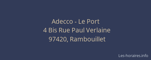 Adecco - Le Port