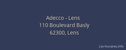 Adecco - Lens