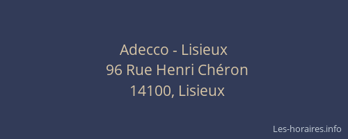 Adecco - Lisieux