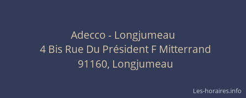 Adecco - Longjumeau