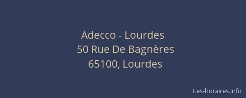 Adecco - Lourdes