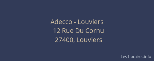 Adecco - Louviers
