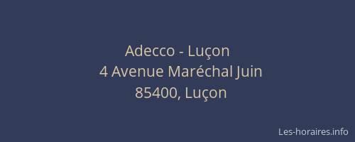 Adecco - Luçon