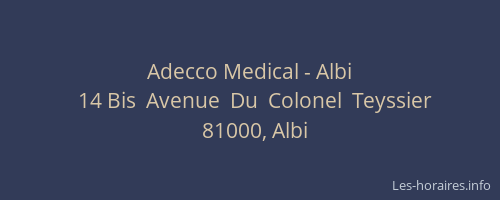 Adecco Medical - Albi