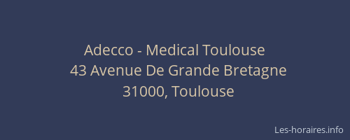 Adecco - Medical Toulouse