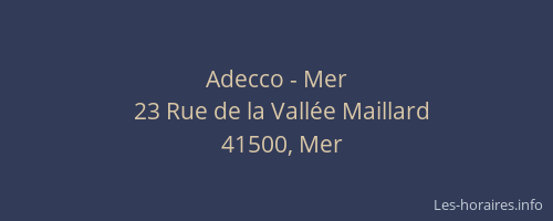 Adecco - Mer