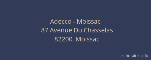 Adecco - Moissac