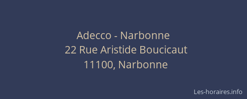 Adecco - Narbonne