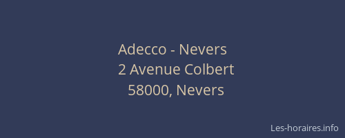 Adecco - Nevers