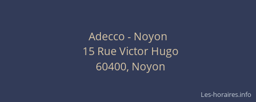 Adecco - Noyon