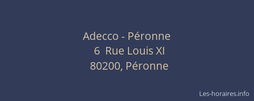 Adecco - Péronne