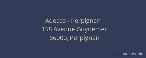 Adecco - Perpignan