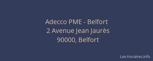 Adecco PME - Belfort