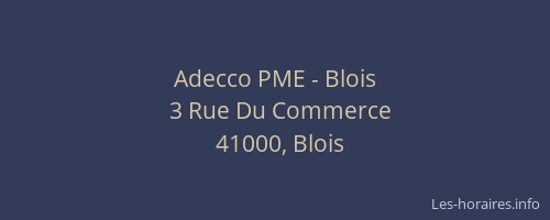 Adecco PME - Blois