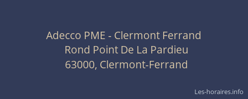 Adecco PME - Clermont Ferrand