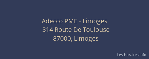 Adecco PME - Limoges