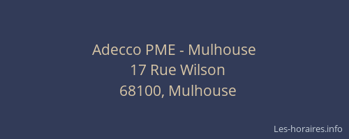 Adecco PME - Mulhouse