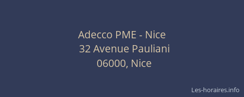 Adecco PME - Nice