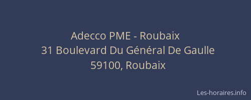 Adecco PME - Roubaix