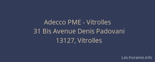 Adecco PME - Vitrolles