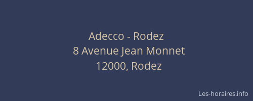 Adecco - Rodez