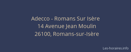 Adecco - Romans Sur Is&egrave;re